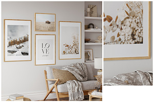 Frame & Wall Mockup Bundle