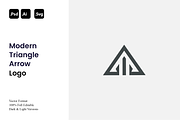 Modern Triangle Arrow Logo, a Branding & Logo Template by Luxury Logos (Thumbnail 1 of 4)
