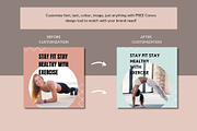 Fitness Coach Instagram Templates, a Social Media Template by Deepa Template Studio (Thumbnail 16 of 18)