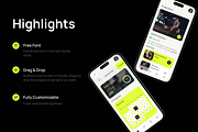 Fitflow Mobile App UI Kit, a Websites & App Template by Brickclay (Thumbnail 2 of 5)