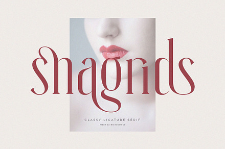 Snagrids || Classy Ligature Serif, a Serif Font by BrandSemut