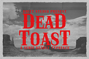 Deadtoast - Deadly Halloween Font, a Serif Font by Drizy (Thumbnail 1 of 10)