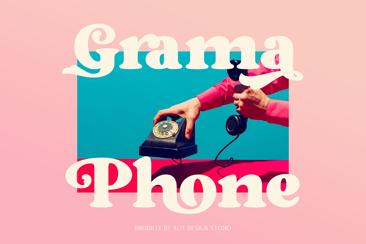 Brodille Typeface, a Font by alit design (Photo 6 of 15)