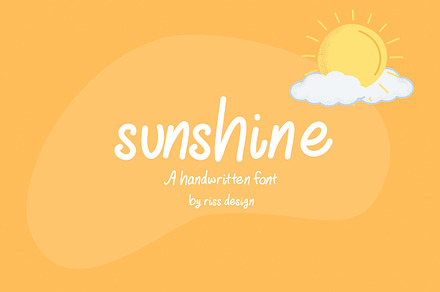 RD Sunshine - Monoline Script Font