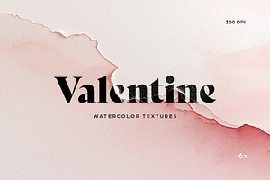 Valentine Watercolor Backgrounds