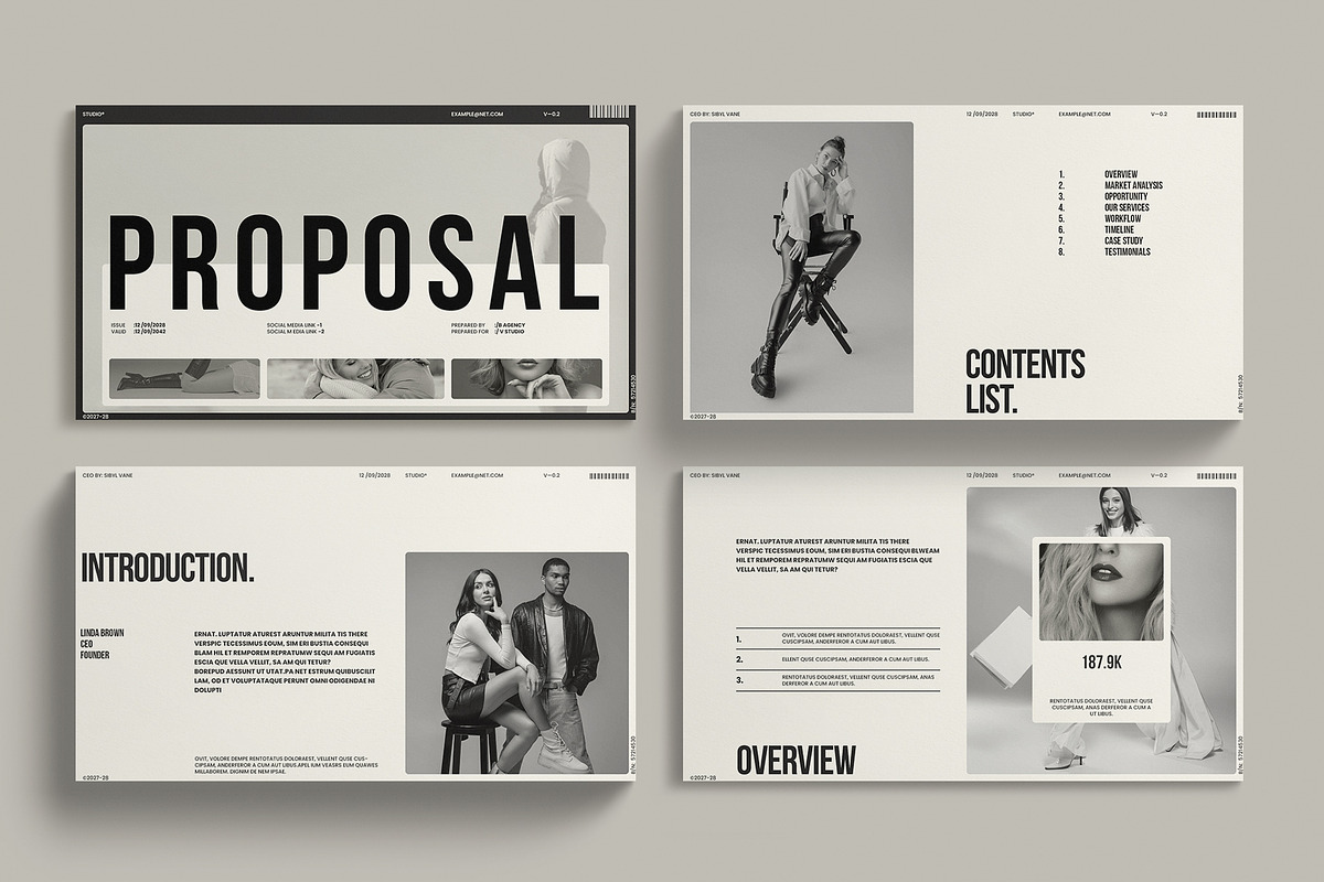 Proposal Presentation Template, a Presentation Template by RedGiant (Photo 2 of 6)