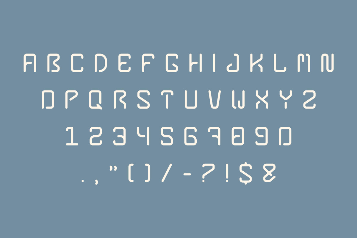 Mardeq -Technology Font, a Sans Serif Font by 3ab2ou (Photo 3 of 3)