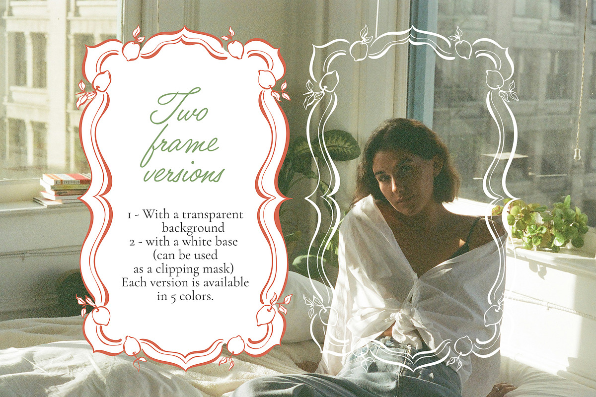 Whimsical Frames Hand Drawn Line Art, a Decorative Illustration by Berentine.art (Photo 6 of 14)