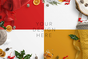 Winter Custom Scene Mockup 004