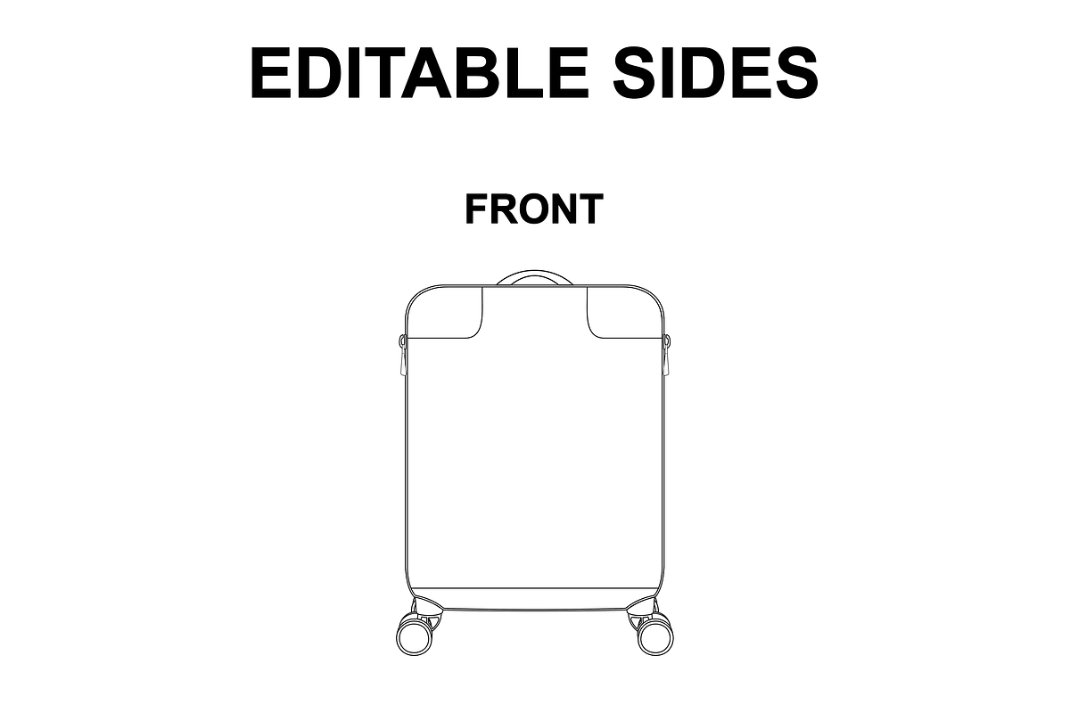Travel Case Vector Mockup, a Mockup by Infinity Mockups (Photo 2 of 8)