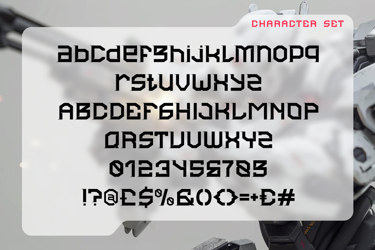 Cyber Blade Scifi Futuristic Font, a Font by PutraCetol Studio (Photo 5 of 5)