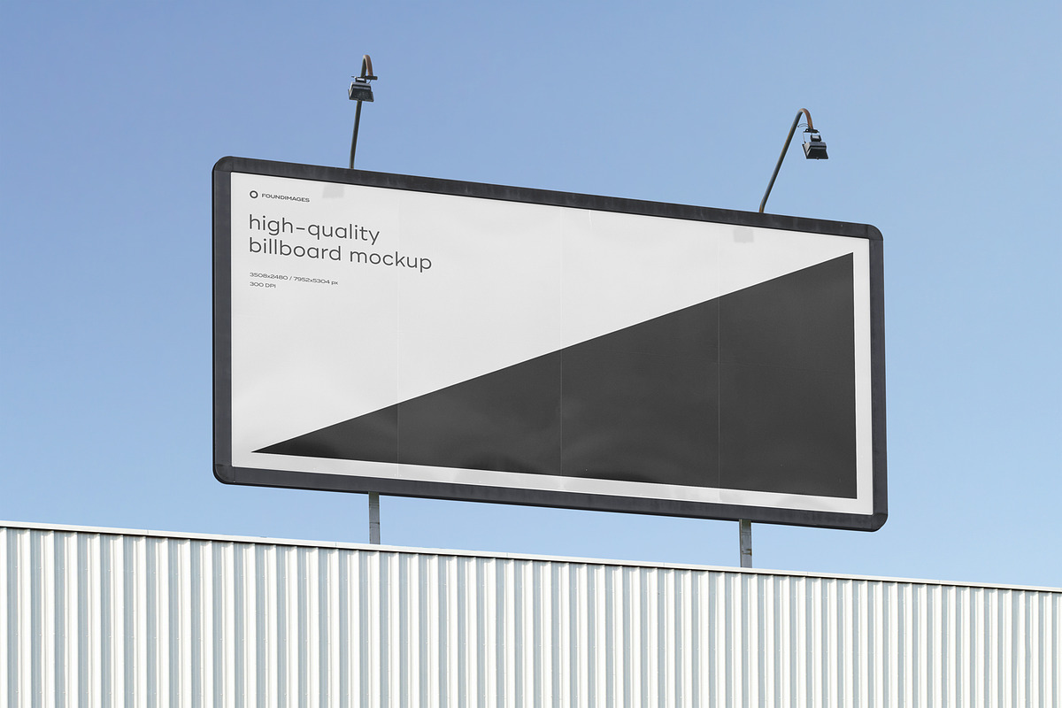 Billboard Mockup Template Bundle, a Print Template by FoundImages (Photo 7 of 36)