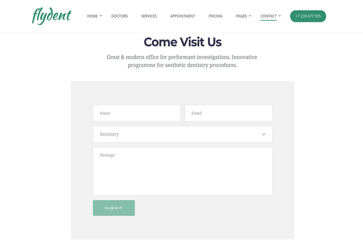 FlyDent-Doctor & Dentist WP Theme, a WordPress Template by FlyTemplates.com (Photo 6 of 6)
