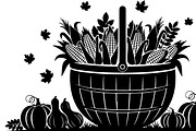 Thanksgiving Harvest SVG Bundle, an Illustration by Designs_River (Thumbnail 17 of 48)