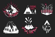 Camping Badges Part III, a Branding & Logo Template by 2dvillShop (Thumbnail 3 of 5)
