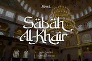 Rosyid-Arabic Font Style, a Symbol Font by Flawless And Co (Thumbnail 4 of 10)