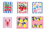 Summer Frame Coastal Clipart, an Illustration by SinaCreation (Thumbnail 2 of 8)