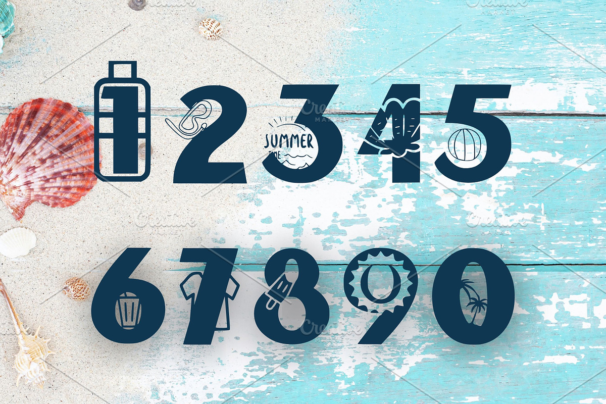 Summer Holiday party, SVG cut files, a Font by Tattoo Worker Studio (Photo 3 of 4)