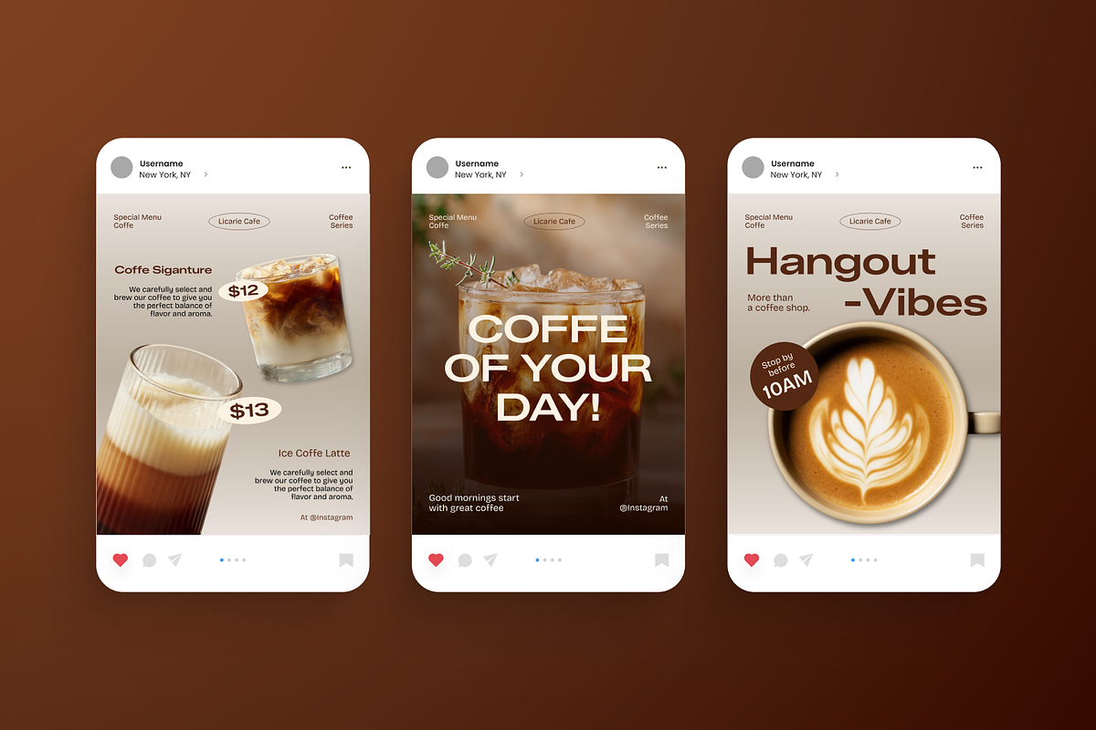 Coffeshop Instagram Post, a Social Media Template by Annora Studio (Photo 4 of 6)
