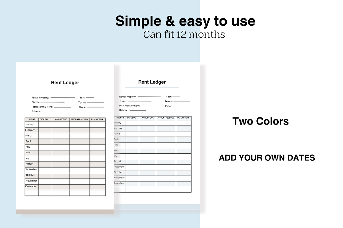 Rent ledger for landlords preview 6