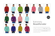 Men Sweatshirt Mockups Set FREE DEMO, a Books & Magazine Mockup by Apparel_Mockups (Thumbnail 13 of 24)