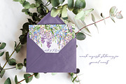 Wisteria Tea Party Watercolor, a Decorative Illustration by Catch the Dream Art (Thumbnail 4 of 13)