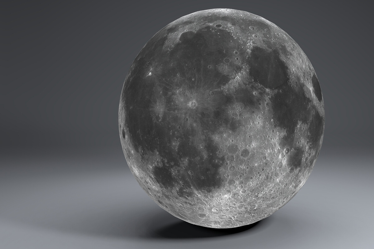 Moon Globe 23k, an Environmental 3D Model by Flash My Pixel (Photo 1 of 9)
