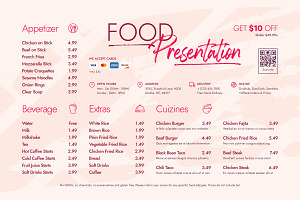 [PSD/Ai Template] Food Presentation