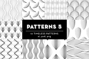 PATTERNS 5: 10 Geometric Patterns, a Pattern Graphic by kloroform (Thumbnail 3 of 5)