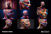 Human Wires. 40 images, a Technology Illustration by Handmadefont (Thumbnail 9 of 11)