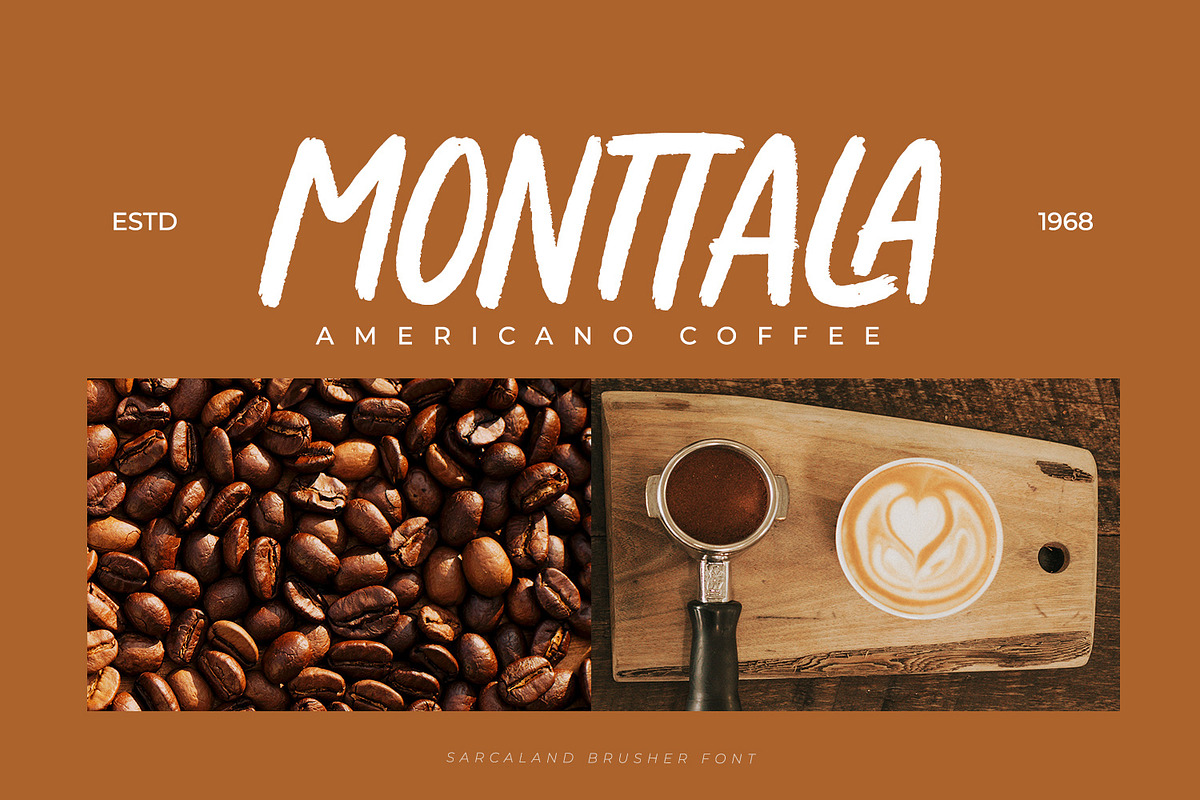 Sarcaland Brusher, a Script Font by Ditatype (Photo 3 of 6)