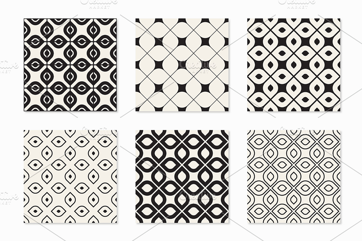 Petalled Patterns Bundle, a Pattern Graphic by Curly_Pat (Photo 4 of 7)