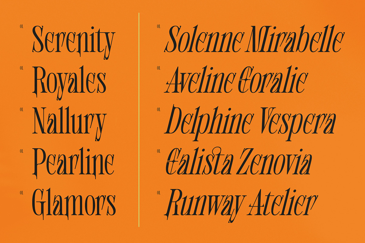 Shliterin Elegant Condensed Serif, a Serif Font by timelesstype.co (Photo 13 of 15)