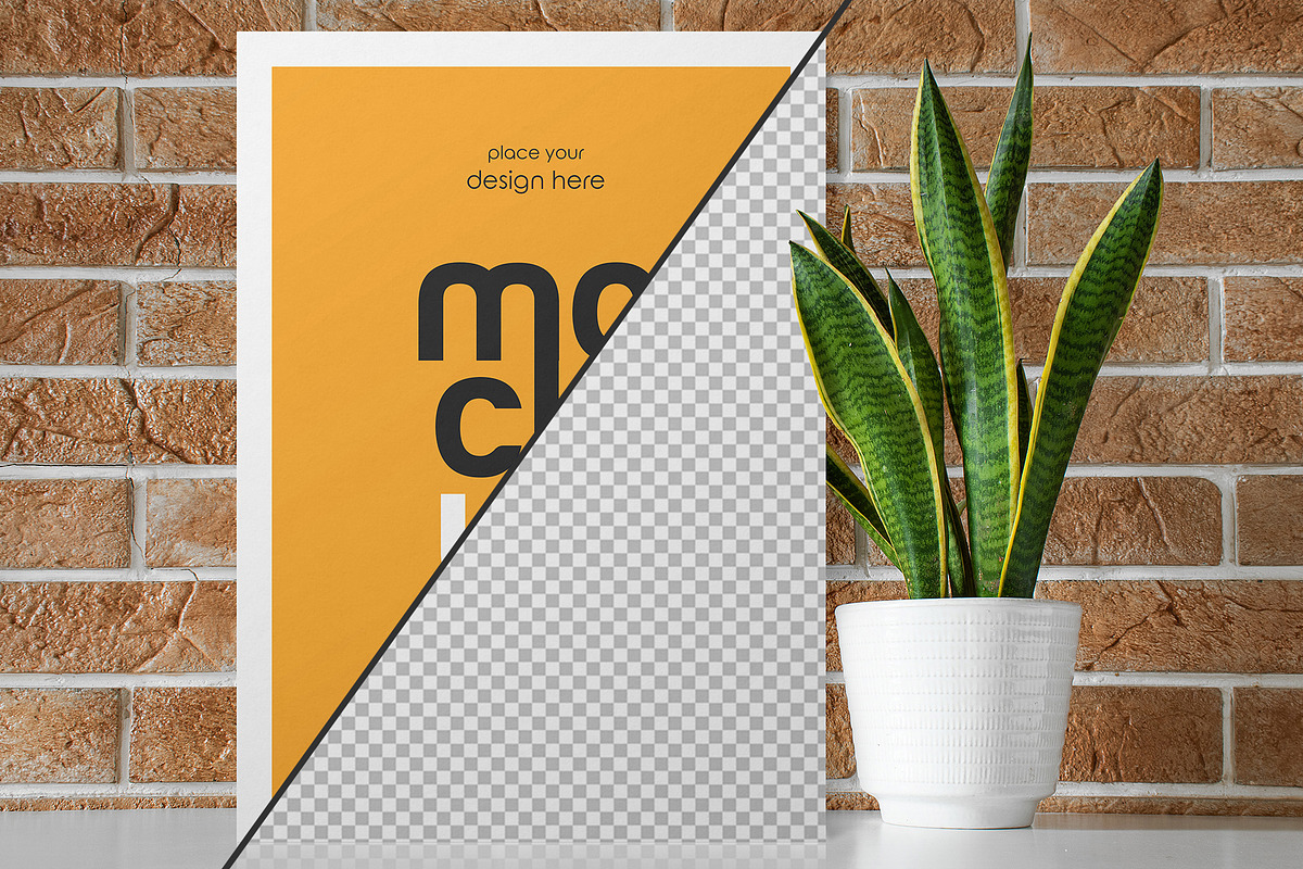 Room Interior Poster Mockup, a Print Template by Country4k (Photo 2 of 2)