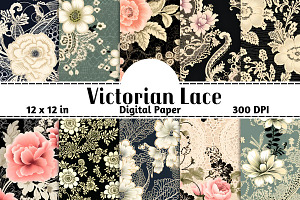 Elegant Victorian Doily Lace Pattern