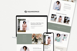 Therapist Squarespace Template