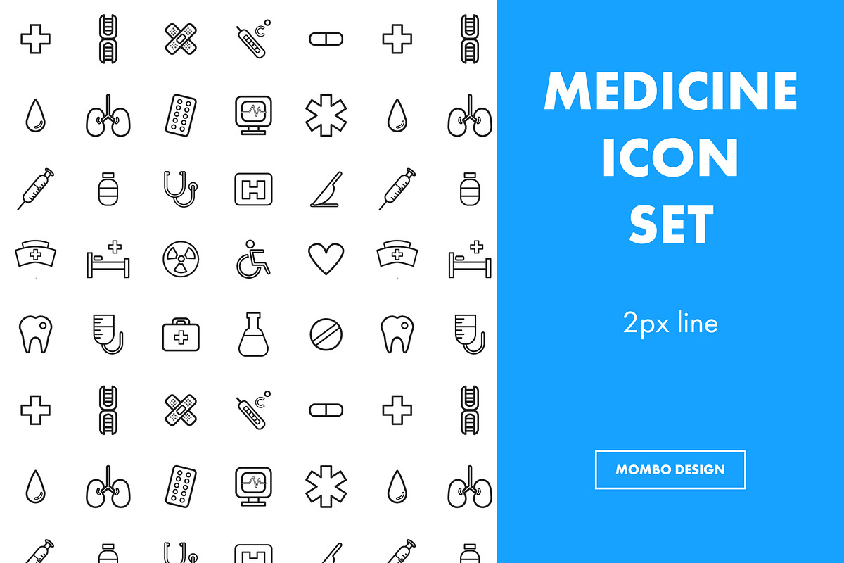 Medicine icon set, an Icon by The G! Design (Photo 1 of 2)