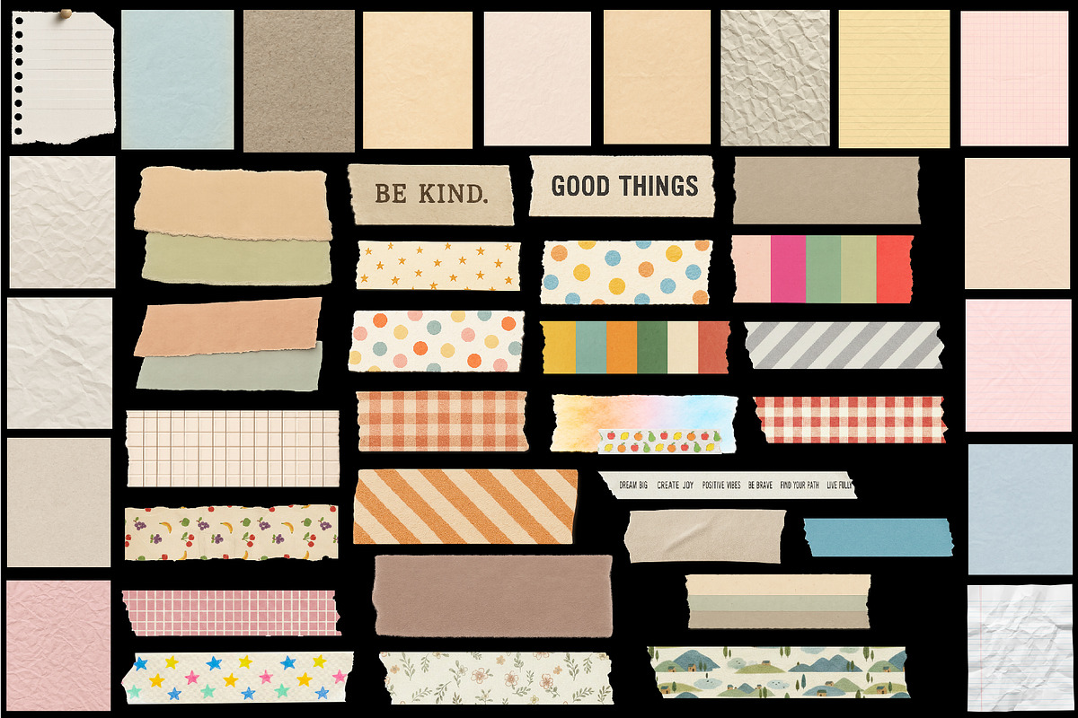 Paper kit Paper cut outs, paper PNG, a Texture Graphic by Chipshpow Graphics (Photo 5 of 6)