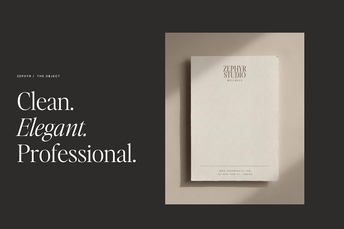 Modern Letterhead Set | Zephyr, a Branding & Logo Template by Adam and Grace (Photo 6 of 15)