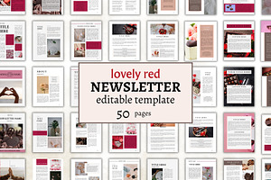 Minimalistic Newsletter Template, a Design Template by Digital By Nikoleta
