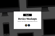 Dark Apple Device Mockups, an iPhone Mockup by Technopathy (Thumbnail 1 of 4)