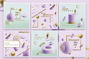 Illusion-Instagram Posts and Stories, a Social Media Template by Polar Vectors (Thumbnail 4 of 20)