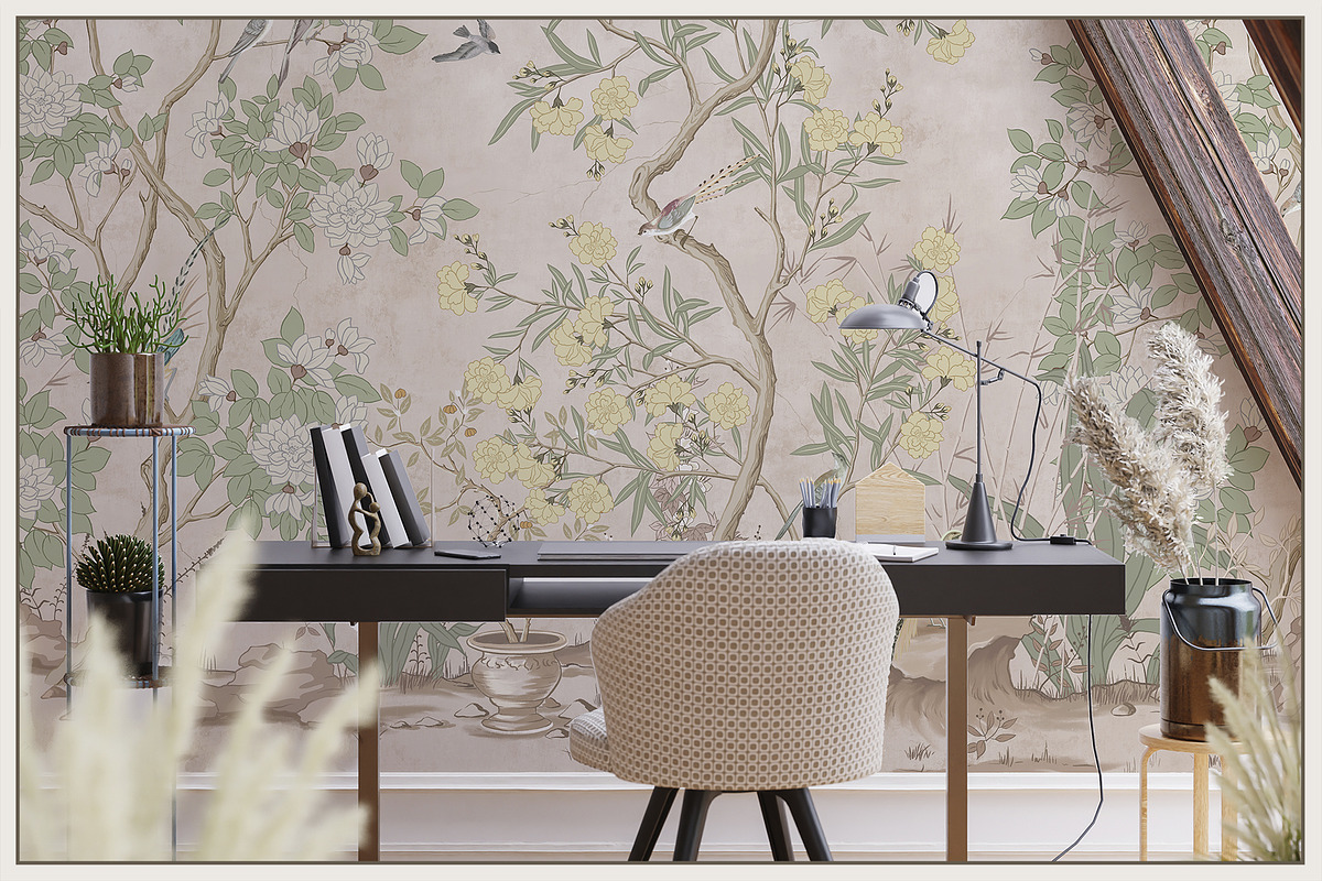 Fresco collection Chinoiserie, a Wallpaper Graphic by Natalia0307 (Photo 8 of 11)