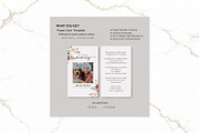 Funeral Prayer Card Canva FR008, a Card Template by TyphoonStudio (Thumbnail 2 of 6)