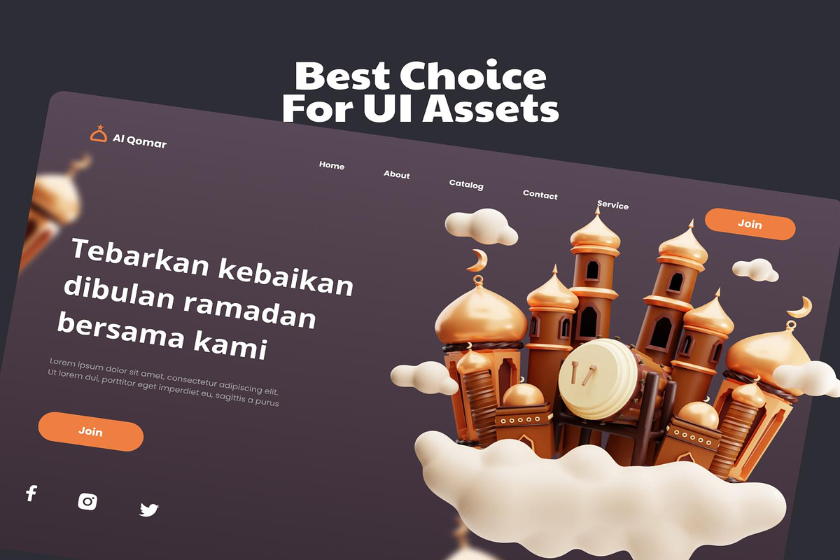 Ramadan 3D Icons, an Object 3D Model by Creative Perspective (Photo 4 of 8)