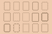 Line Lace Frames - vector designs, an Object Graphic by venimo (Thumbnail 8 of 14)