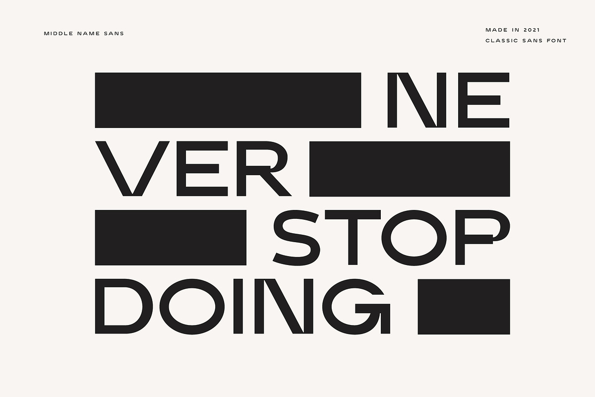 Middle Name - Minimal Classic Font, a Sans Serif Font by Graphicfresh (Photo 6 of 11)