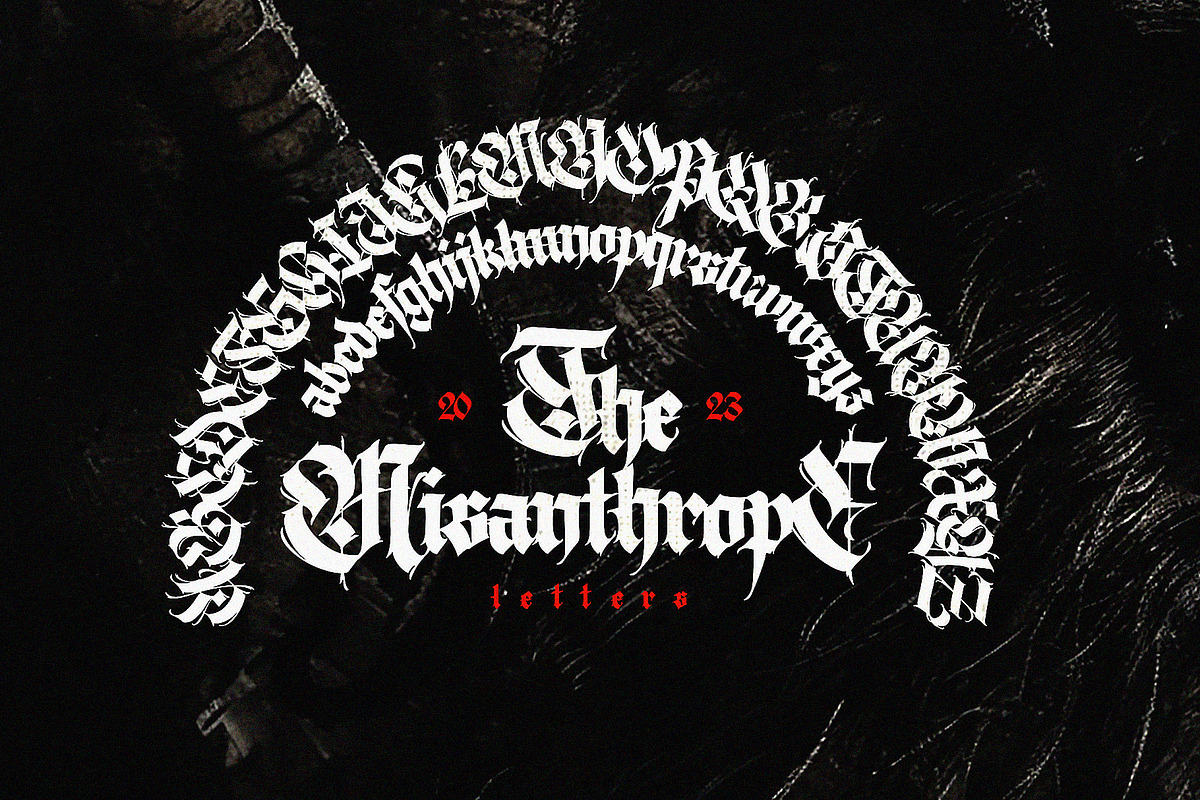 Gothic vector letters - 027, an Object Graphic by GeekClick (Photo 1 of 13)