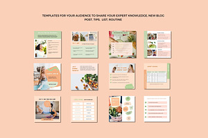 Nutrition Instagram Templates Health