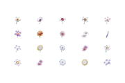 3D Plastic Flowers Illustration, an Object Graphic by Illustrava (Thumbnail 3 of 7)